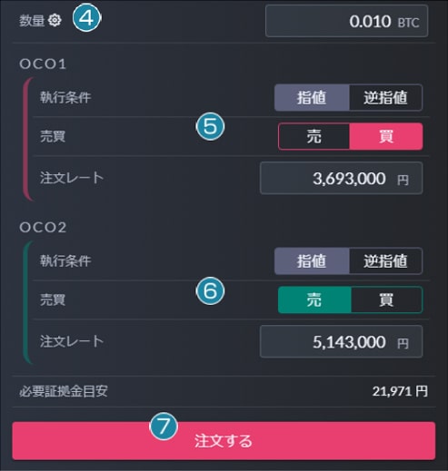 注文画面